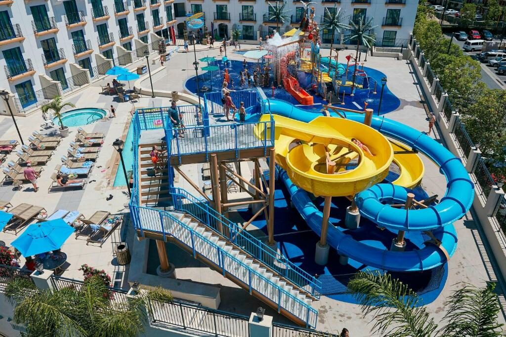 The water park at the Courtyard by Marriott Theme Park Entrance.