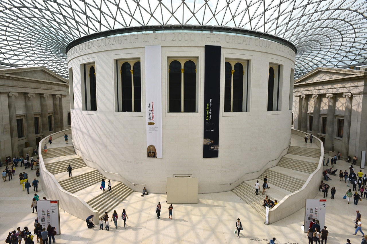 The reading room at the British Museum.