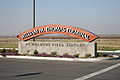 The entrance of Bakersfield Airport.