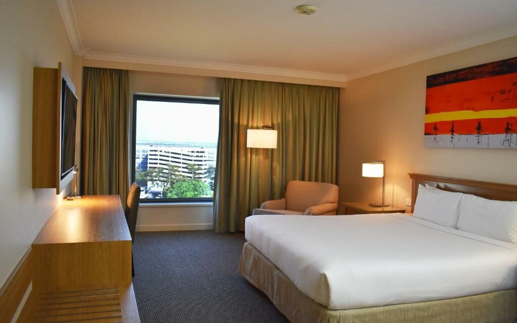 A room at the Stamford Plaza Sydney Airport Hotel.