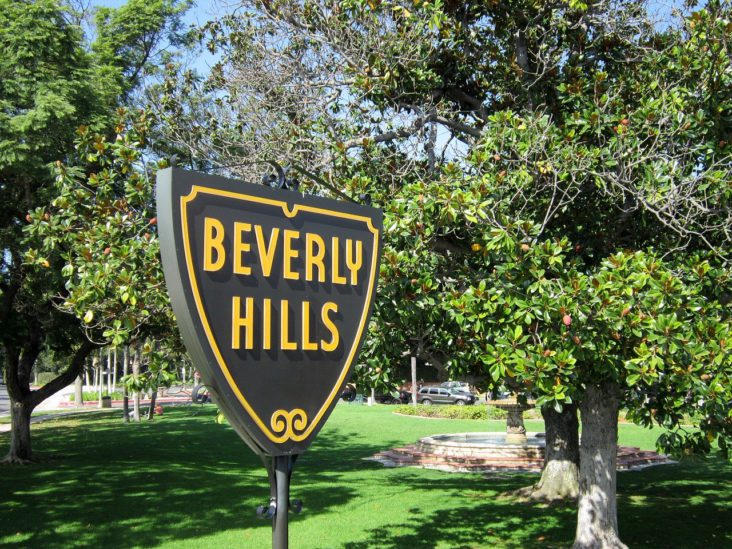 A park in Beverly Hills, CA.