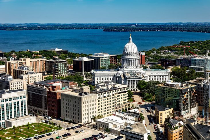 Downtown Madison, WI.