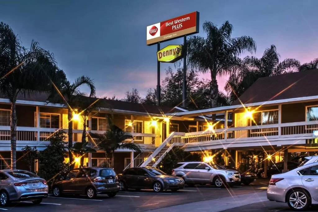The Best Western Plus Carriage Inn, one of a number of hotels in Sherman Oaks, CA.