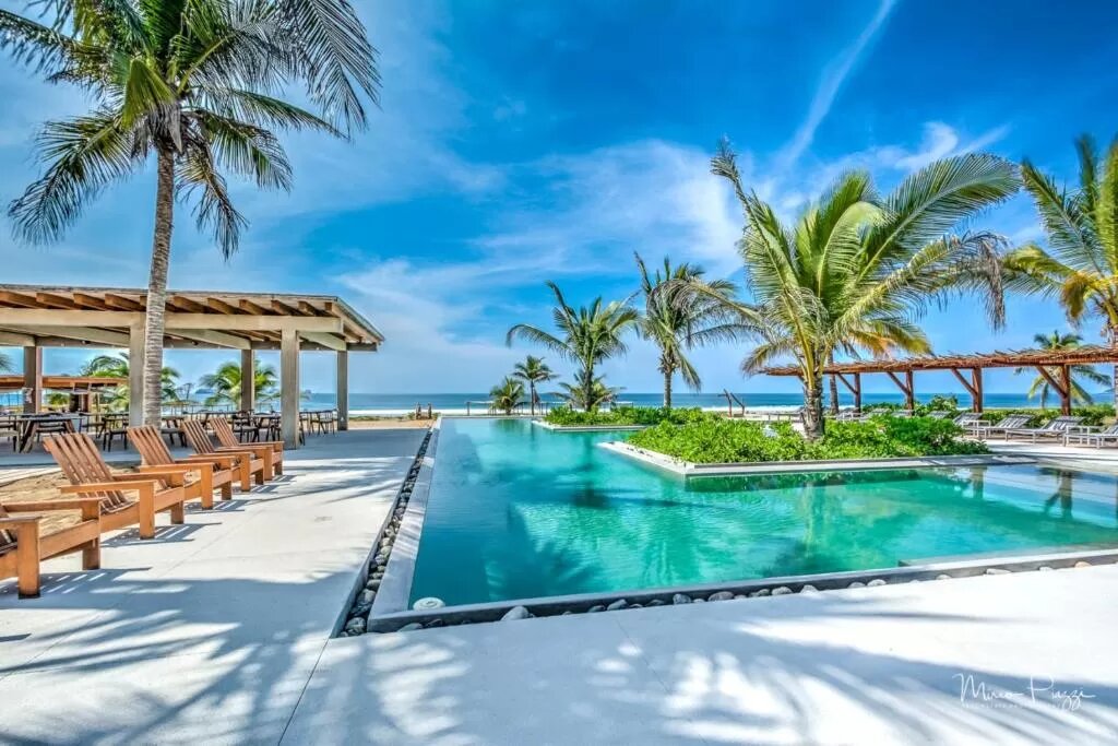 The Marea Beachfront Villas, one of the hotels near Ixtapa Airport.