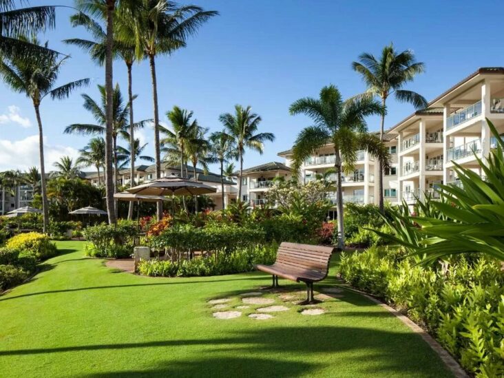 The Marriott Kauai Lagoons, one of the hotels near Lihue Airport.
