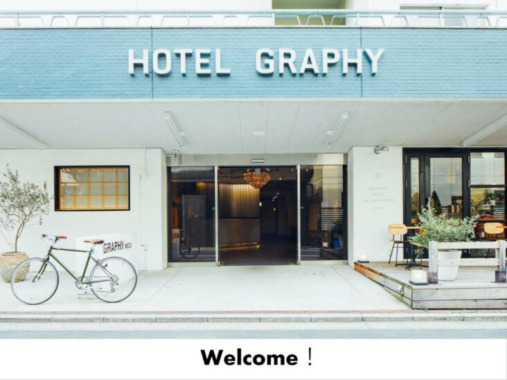The Hotel Graphy Nezu, one of the hotels near the University of Tokyo.