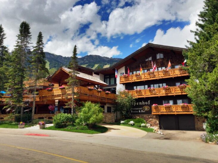 The Alpenhof, one of the hotels near Jackson Hole Airport.