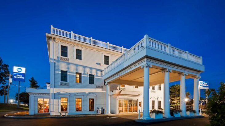 The Best Western White House Inn, one of numerous hotels in Bangor, Maine.