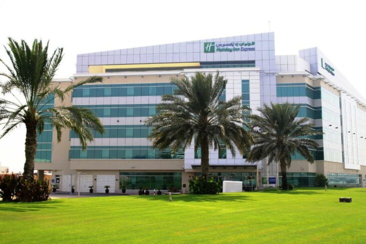 The Holiday Inn Express Dubai Airport, one of the hotels near Dubai Airport in the UAE.