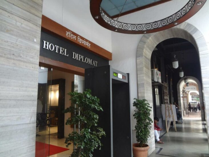The Hotel Diplomat Colaba, one of the hotels near the Gateway of India in Mumbai.