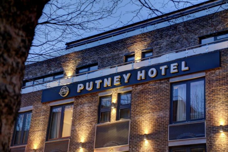 The Putney Hotel, one of the hotels near East Putney Station in London, England.