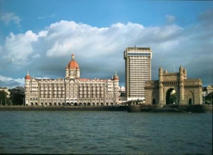 ຫໍ Taj Mahal Tower Mumbai, ໜຶ່ງ ໃນໂຮງແຮມທີ່ດີທີ່ສຸດໃນ Mumbai, ອິນເດຍ.