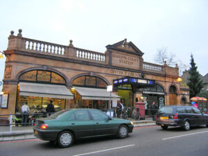 Barons Court Station.