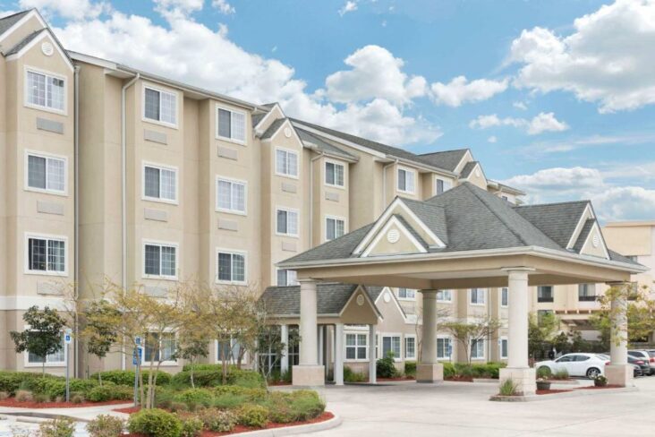 The Microtel Inn and Suites Baton Rouge Airport, one of the hotels near Baton Rouge Airport in Louisiana.