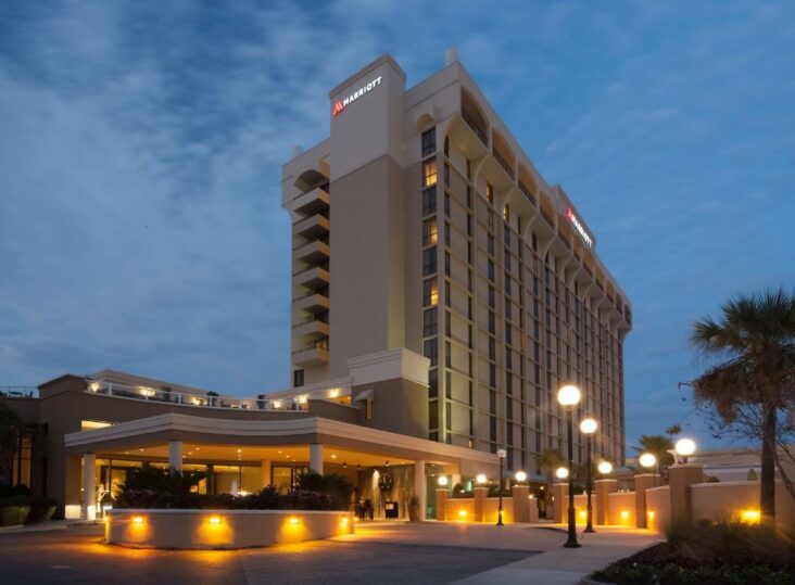 The Charleston Marriott, one of the hotels near The Citadel in Charleston, South Carolina.