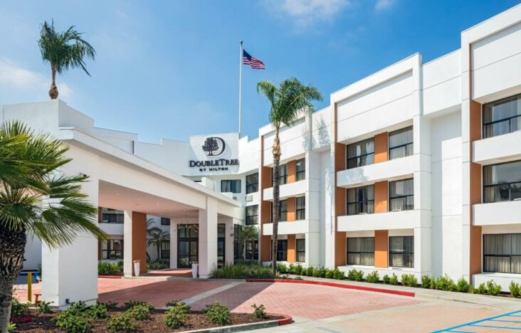 The DoubleTree by Hilton Pomona, one of several hotels in Pomona, California.