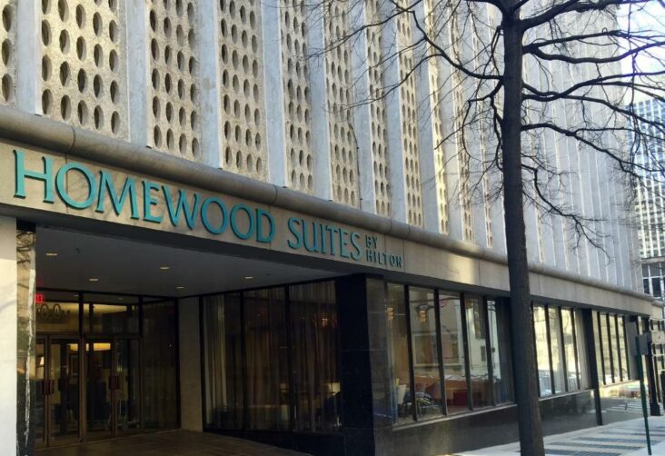 The Homewood Suites by Hilton Richmond Downtown, one of the hotels near the American Civil War Museum.