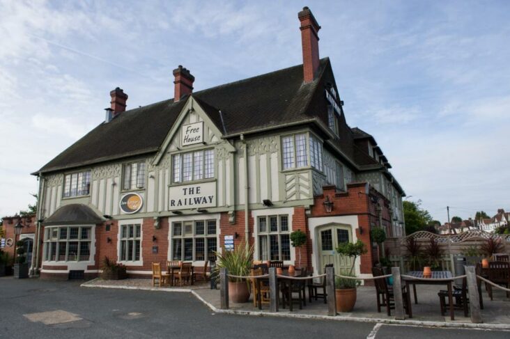 The Innkeeper's Lodge Hornchurch, one of the hotels near Hornchurch Station in London, England.