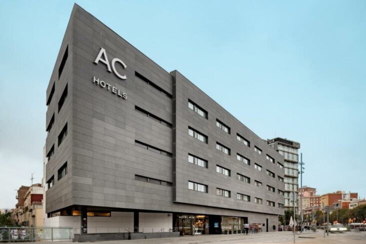 The AC Hotel Sants by Marriott, one of several hotels near Barcelona Sants Station in Spain.