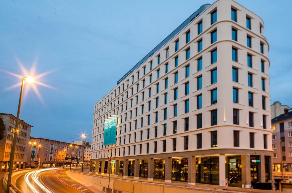 The Motel One Frankfurt Römer.