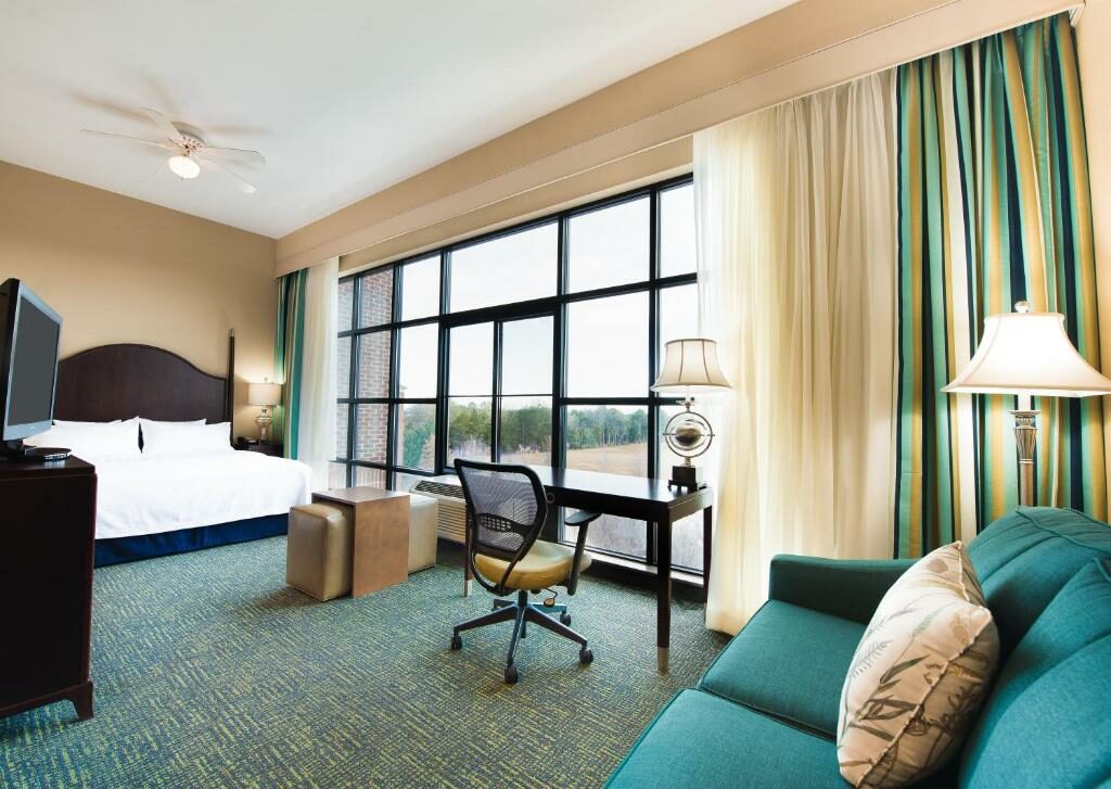 A room at the Homewood Suites by Hilton Davidson.