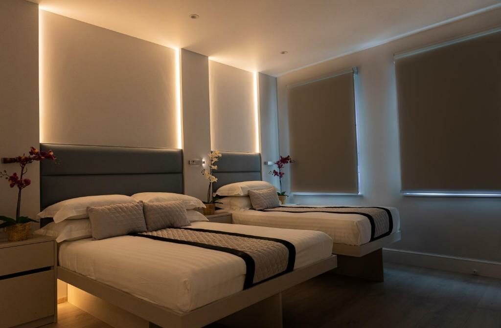 A room at the NOX West Hampstead.