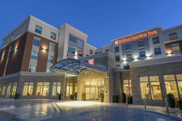 The Hilton Garden Inn Cincinnati Midtown is one of several hotels near Lunken Airport.