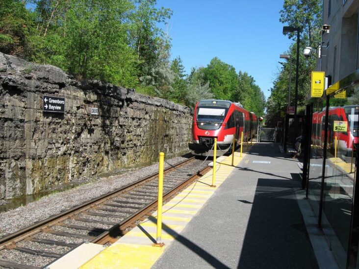 Carling O-Train Station in Ottawa, Canada